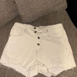 Wild Fable Cream Jean Shorts